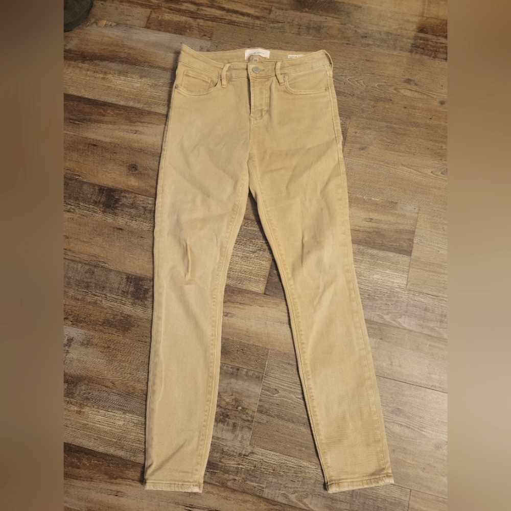 Dear John Beige Skinny Jeans